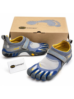 Vibram FiveFingers Bikila M349 Men's EU 46 US 12 Royal Blue Gray Barefoot Runnin